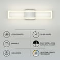 thumbnail image 3 of Artika Dover Bathroom Vanity Light Chrome, 3 of 7