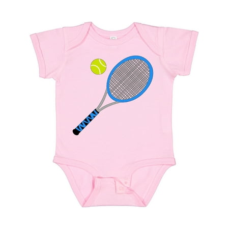 

Inktastic Blue Tennis Racket and Ball Gift Baby Boy or Baby Girl Bodysuit