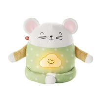 Fisher-Price Meditation Mouse Sound Machine Toddler Plush Toy with Light & Music