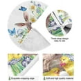 thumbnail image 2 of SKYSONIC Easter Bunny Christmas Tree Skirt Home Decoration Large Round Christmas Tree Skirt for Holiday Party Home Christmas Day Ornaments 35.4 Inch, 2 of 6