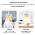 thumbnail image 4 of HWRETIE Wall Mounted Warmer Bathroom Heater for and Winter 110V Ceramic Heating Heater Bathroom Shower Heating Heater Indoor Space Heater, 4 of 9