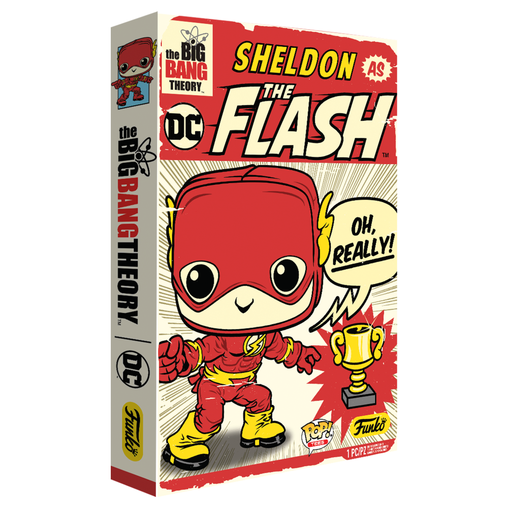 Funko Boxed Tee: The Big Bang Theory - Sheldon as The Flash - XXL - Summer Convention Exclusive - image 2 of 3