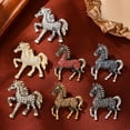 thumbnail image 4 of Fashion Rhinestone Horse Brooch for Women Men Zodiac Animal Brooches Lapel Pins Party New Year Jewelry Clothes Accessories, 4 of 9