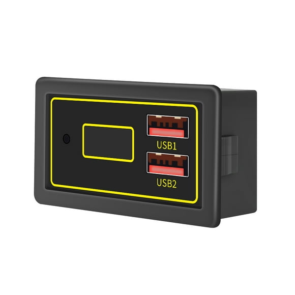 Car Battery Voltage and Charging Indicator Machine Dual USB Interface