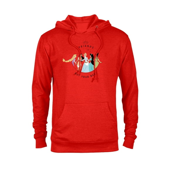 Disney Princess Friends Got Your Back - Pullover Hoodie for Adults - Customized-Red