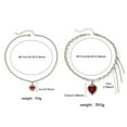 thumbnail image 5 of AOOOWER Elegant Sturdy Alloy Gothic Necklace Featuring Striking Heart Pendant Jewelry Accessory for Trendsetters and Party Goers, 5 of 20