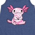 thumbnail image 3 of Instant Message - Tie Dye Axolotl - Toddler & Youth Girls A-line Dress, 3 of 6