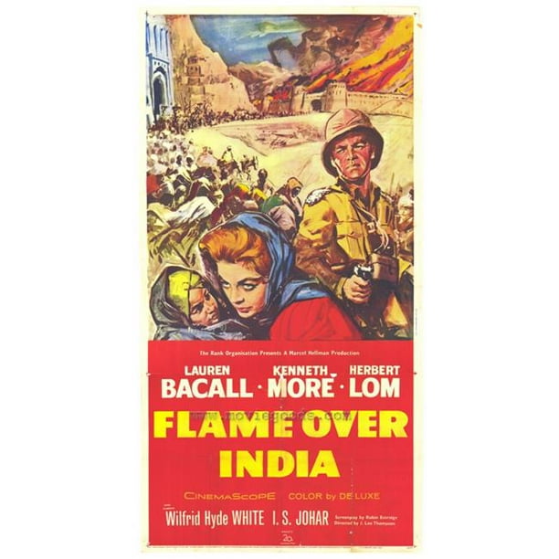 Posterazzi MOVIH6747 Flame Over India Movie Poster - 27 x 40 Po.