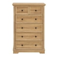 thumbnail image 5 of Newboti 6 Drawer Dresser,6 Drawers cabinet Tall Chest of Drawers Closet Organizers Storage Clothes, cabinet of 6 drawers Living Room, OAK, 31.50"L*15.75W"*47.64"H 840524601466613, 5 of 16