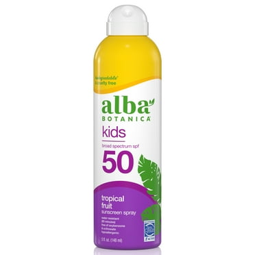 Alba Botanica Kids Clear Spray Sunscreen SPF 50, 6oz