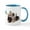 White/Blue Inside, variant on CafePress - Micro Pigs Sleeping Mug - 11 oz Ceramic Mug - Novelty Coffee Tea Cup
