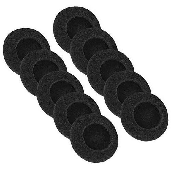 Ear Cushions Foam Replacement 60mm/2.4" Disposable Headphone Headset Earphones Sponge Covers, 5-Pairs