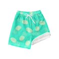 thumbnail image 4 of SGMVNU Boys Swim Trunks Bathing Suit Soft Compression Liner Boys Swim Shorts 5t Neon No-Chafing Swimming Shorts Print Swimsuits(Size 14-16 Years,1-Green), 4 of 4