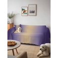 thumbnail image 6 of Purple Ombre Couch Cover for 2 Cushion Sofa, Modern Yellow Gradient Farmhouse Art Washable Loveseat Sofa Covers Slipcover for Sectional Sofas L-Shaped, Couch Throw Cover 71"x118", 6 of 9