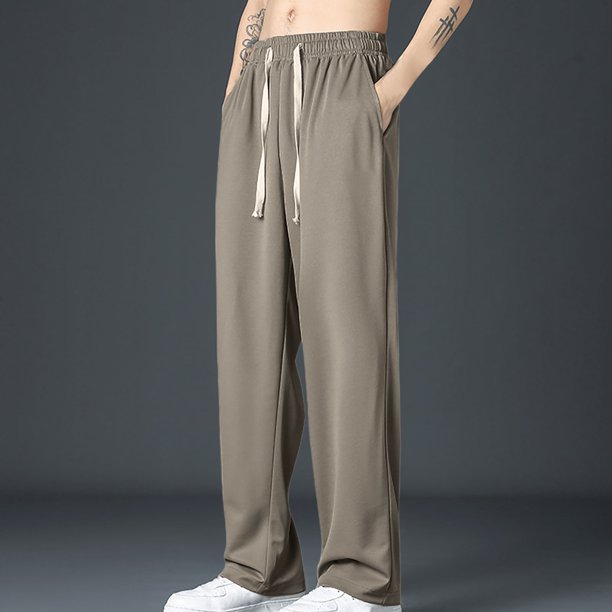 Pantalones largos para hombre, informales, diarios, para exteriores, playa, transpirables