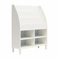 thumbnail image 3 of Cloud Kids' Bookshelf with Toy Storage Organizer, White, 3 of 9