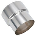 thumbnail image 5 of 1pc Stove Pipe Extension Reduction Connector Stainless Steel Flue Pipe Reducer Tubing Connector Chimney Adaptor ConversionJoint, 5 of 8