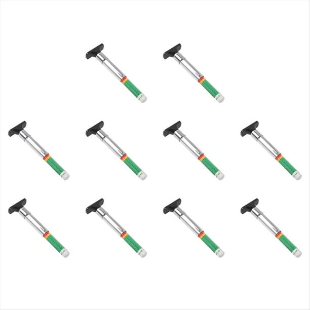 10 Piezas de 0-25 mm para Medición de Neumáticos de Coche, Medidor de Espesor de Profundidad de Dibujo de Neumáticos Digital, Herramientas de Inspección Automática, Suministros