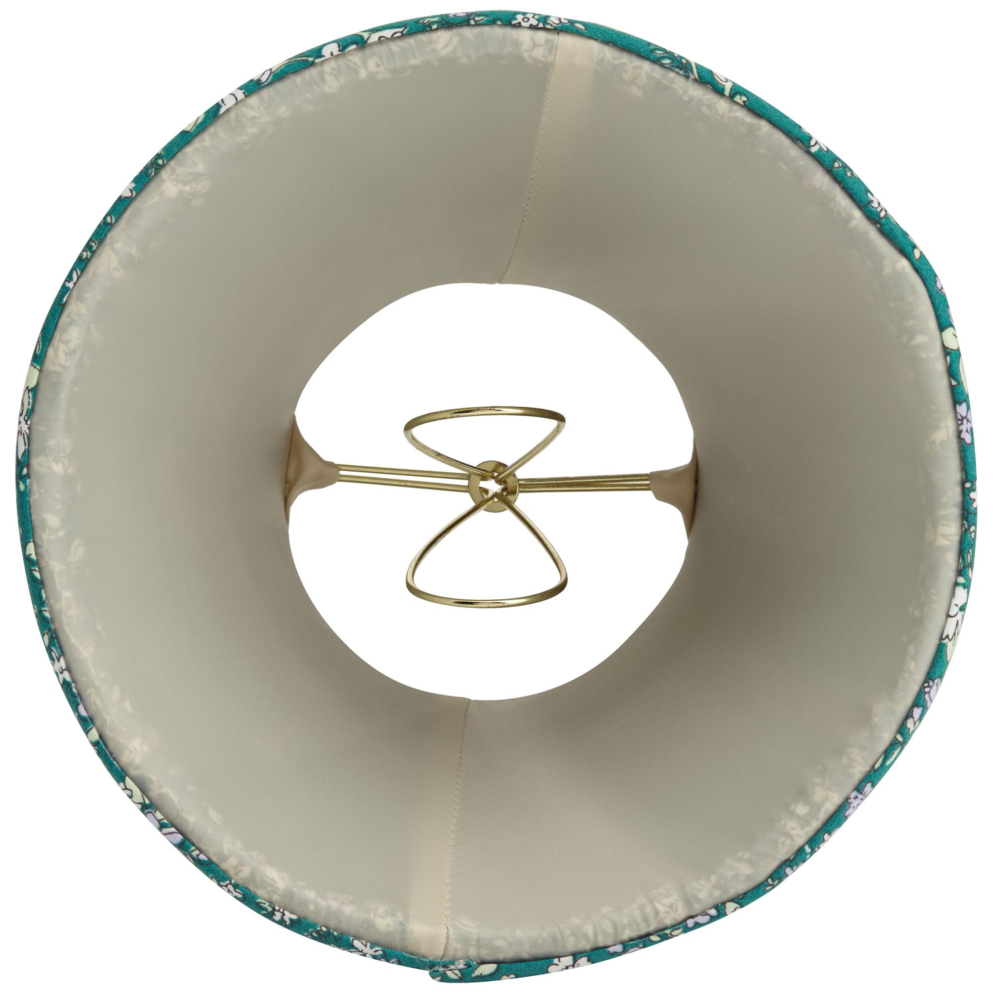 Springcrest 3 1/2" Top x 6" Bottom x 5" High x 5" Slant Print Lamp Shade Replacement Set of 6 Green Violet Floral Clip On Candelabra