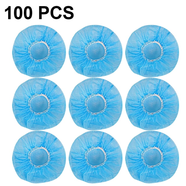100 piezas de fundas elásticas para auriculares Fundas desechables para auriculares Fundas no tejidas para auriculares Almohadillas higiénicas para auriculares para juegos estilo orejera/auriculares VR/la mayoría de los auriculares de gran tamaño 10—12 cm Zhivalor 222493-2