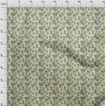 thumbnail image 4 of oneOone Georgette Viscose Beige Fabric Florals Quilting Supplies Print Sewing Fabric By The Yard 42 Inch Wide, 4 of 4