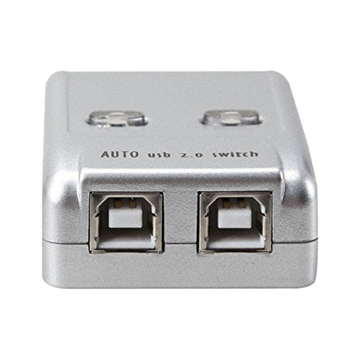 USB 2.0 Switch Hub Sharing Switcher Splitter 1 Auto Printer Scanner to 2PC 