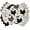 Hen, variant on Farm Chicken Hen Animal Placemats 4-Piece Set, Black and White Buffalo Check Cottage Chick Table Placemats, Spring Summer Country Kitchen Decor Home Decoration 30.48 x 45.72cm