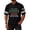 Black,#019, variant on USA Patriotic Dad Father's Day American Flag 4th of July Dad T-Shirt,S