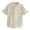 Khaki, variant on Zhanqunnn Boys Short Sleeve Shirt Button Up Dress Shirts Tees Pockets, Size 9-10 Years