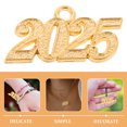 thumbnail image 3 of 20pcs DIY 2025 Charms Jewelry 2025 Charm Metal Charms Jewelry Making Pendant for Crafting, 3 of 8