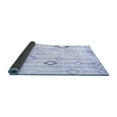 thumbnail image 2 of Ahgly Company Indoor Rectangle Solid Blue Modern Area Rugs, 2' x 3', 2 of 4