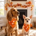 thumbnail image 6 of LACKUST Halloween Dog Bandana, Pet Bandana for Dogs & Cats, Adjustable Tie-On Halloween Costume Accessory for Parties & Photo Shoots, Orange, 6 of 6