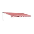 thumbnail image 4 of ALEKO 10'x8' Retractable Patio Awning Fabric Replacement, Red and White Striped Color, 4 of 5