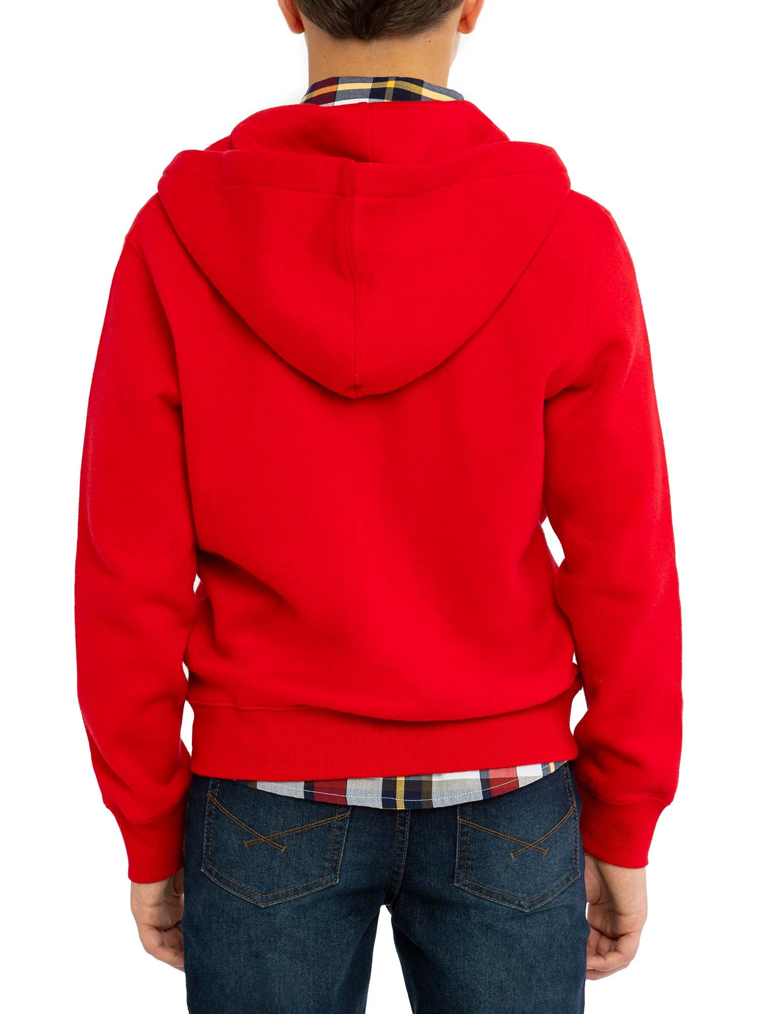 U.S. Polo Assn. Boys Fleece Zip-Up Hoodie, Sizes 4-18