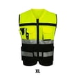 thumbnail image 3 of fastboy Reflective Vest High Visibility with Zip Front Pockets Cycling Sports Lightweight Traffic Jacket for Warehouse Large Size, 3 of 7