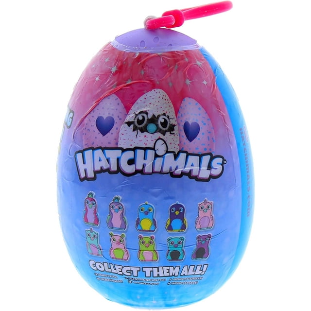 Peluche de felpa Hatchimals con purpurina para jardín
