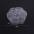 thumbnail image 6 of 1Pc Multifunctional Clear Plastic Organizer Box with Grids Container Craft Storage for Beads Organizer Art DIY Jewelry 6 Grids(CR06), 6 of 6