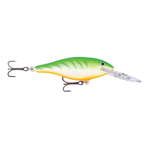 Rapala Shad Rap Crankbait 05 Green Tiger UV
