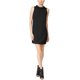 thumbnail image 1 of Kensie Womens Textured Dots Shift Dress, Negro, XS, 1 of 2