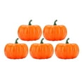 thumbnail image 2 of Plastic Pumpkin,5pcs Craft Pumpkins Mini Halloween Pumpkin Fake Pumpkins Rapid Response, 2 of 14