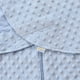 thumbnail image 3 of HALO Sleepsack Plush Dot Velboa Swaddle Manta portátil ajustable de 3 vías Azul Recién nacido 0-3 meses, 3 of 4