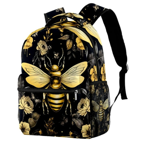 Lightweight Backpack Bee School Bag Travel Laptop Daypack for Men Women Casual Rucksack