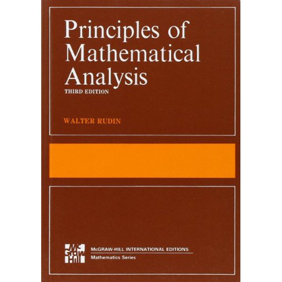 Pre-Owned Principles of Mathematical Analysis (Int'l Ed) (Paperback) 0070856133 9780070856134