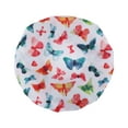 thumbnail image 4 of Unique Bargains 1 Pc Durable Shower Cap for Business Travel Assorted Color Polyester Pongee PEVA, 4 of 6