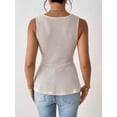 thumbnail image 5 of Women'S V Neck Twist Front Summer Going Out Crop Tops  S, 5 of 8