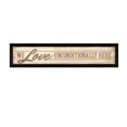 thumbnail image 1 of TrendyDecor4U RAD1042-276 ''Love Unconditionally" by Lauren Rader Printed Framed Wall Art, 1 of 3