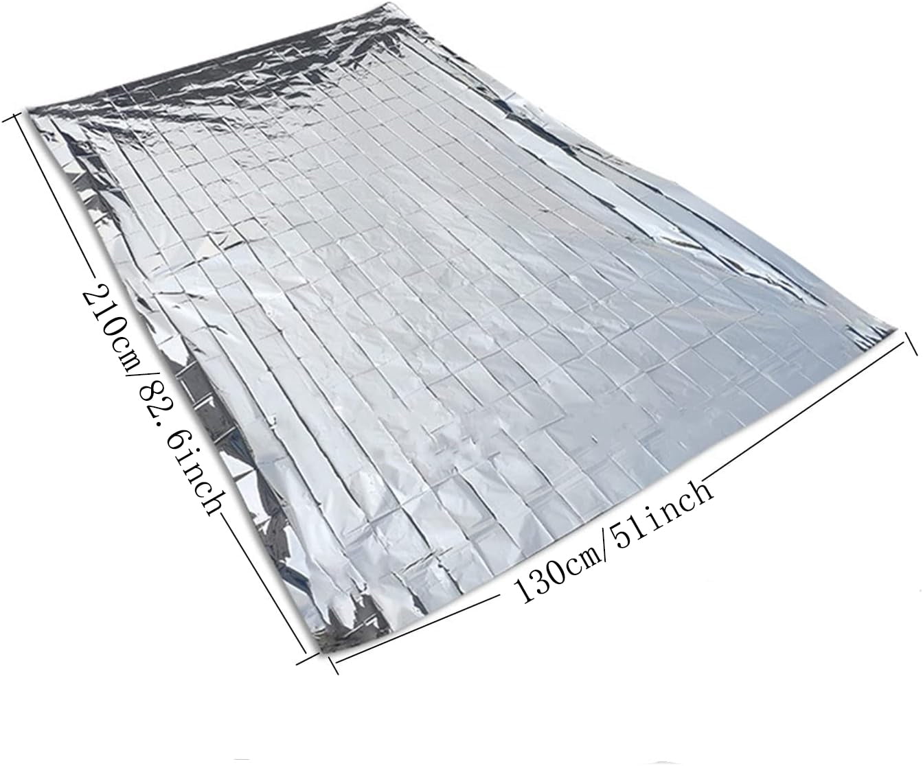 Emergency Mylar Thermal Blankets, Silver Gold Foil Survival Blanket Space Blanket Survival Kit for Outdoors, Camping, Hiking (20pcs)