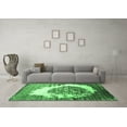 thumbnail image 3 of Ahgly Company Indoor Rectangle Abstract Emerald Green Contemporary Area Rugs, 4' x 6', 3 of 4