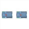 thumbnail image 1 of 2X Interruptor de Transferencia Automática de Doble Potencia ATS para Generador o Energía Fotovoltaica A Generador de Conmutación de Energía de la Ciudad 125 A 4P, 1 of 5