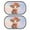 Adorable Highland Cow, variant on Yuyamidu Dog Paw Car Side Window Sunshade Cherry Blossom Auto Vehicle Sunshades 2 Pcs Pink Car Rear Window Sun Visor Protector Block UV Rays Sun Protection Window Covers